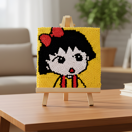 Pompom Ball Mosaic Art